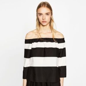Zara Off the Shoulder shirt